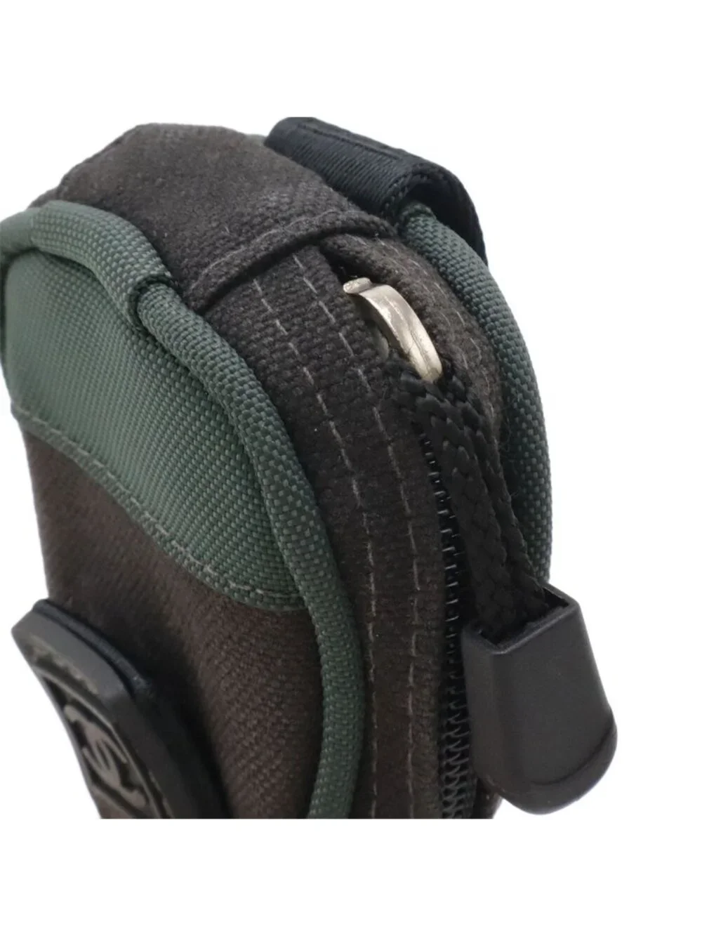 Chanel Sports Line CC Logo Arm Pouch Case Canvas Nylon Black Green